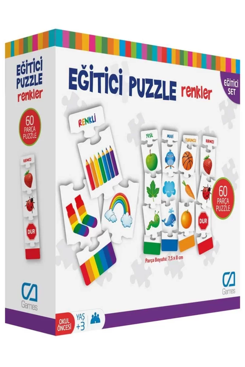 Games Eğitici Puzzle Renkler 60 Parça 5029