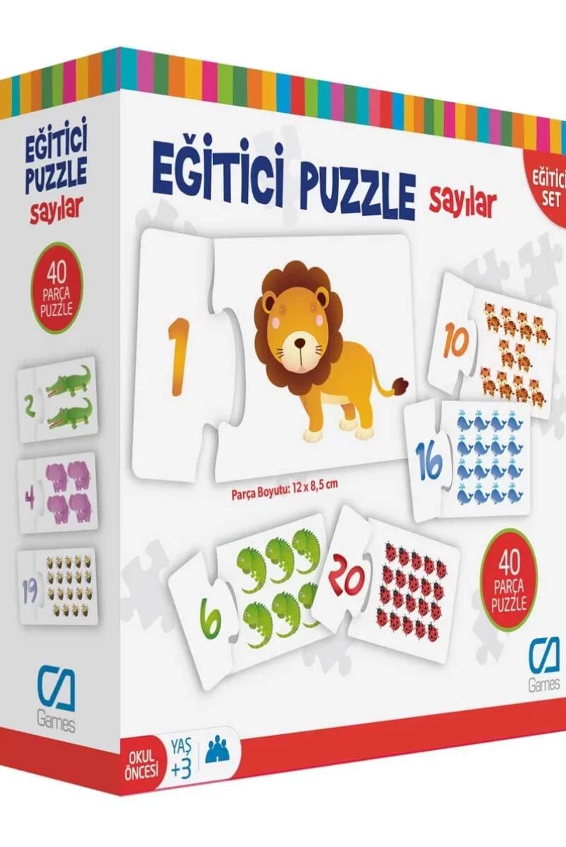 Games Eğitici Puzzle Sayılar 40 Parça 5031