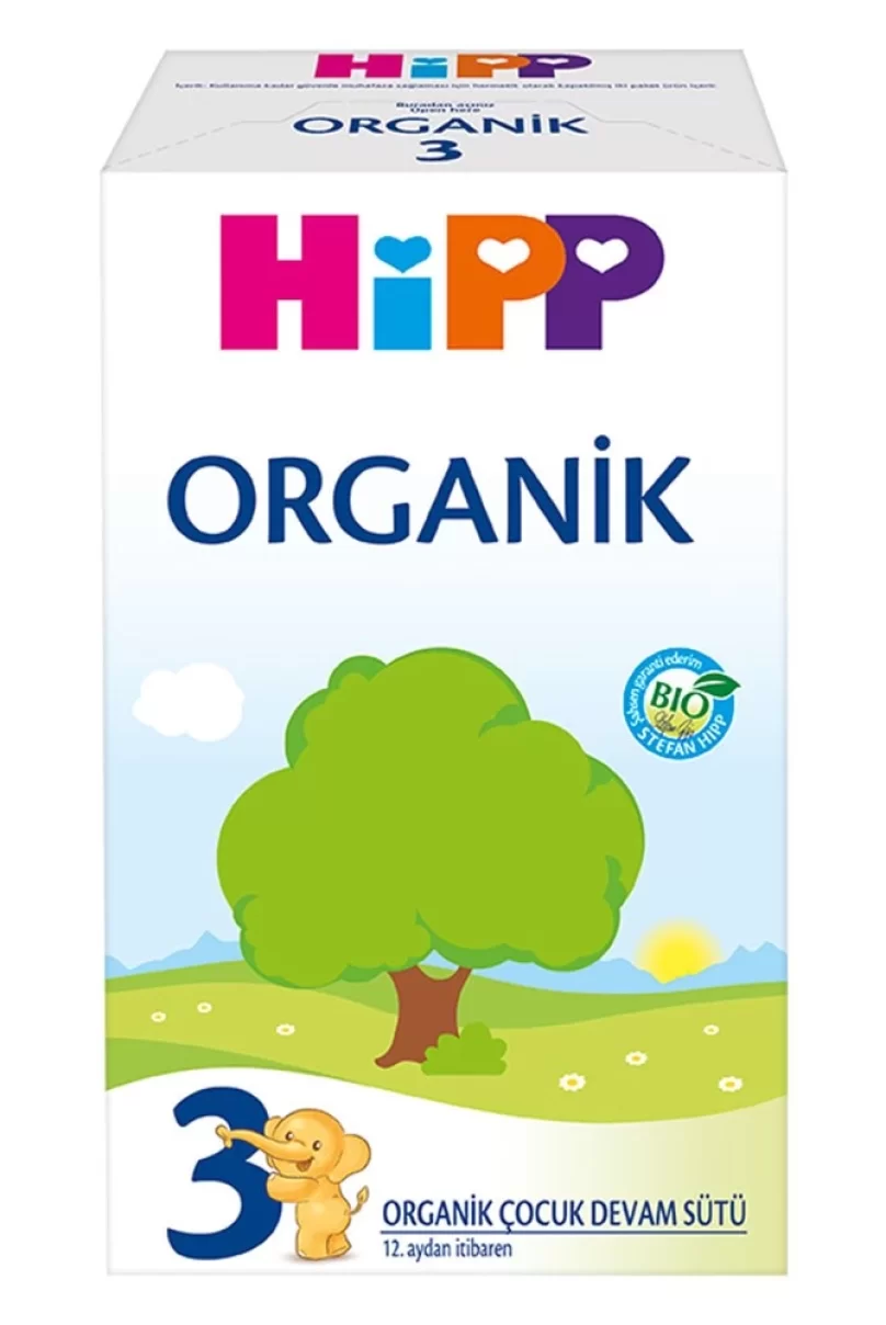 Hipp 3 Organik Devam Sütü 600 Gr