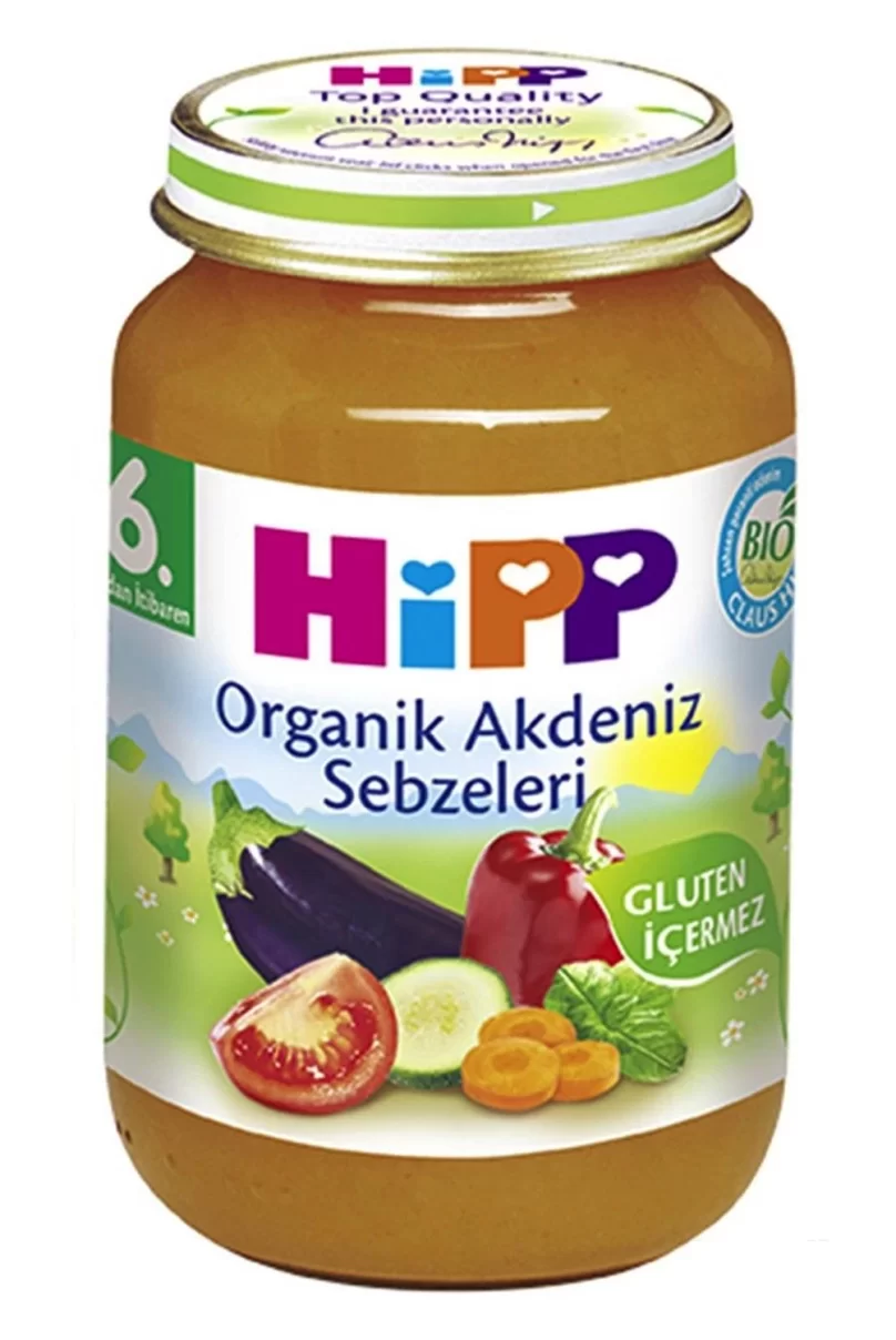 Hipp Organik Akdeniz Sebzeleri 190 Gr