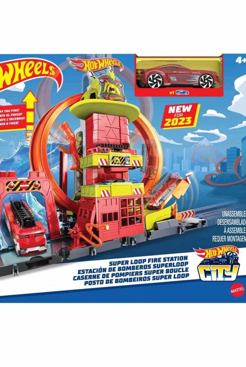 Hot Wheels Çember Pistli İtfaiye İstasyonu HKX41