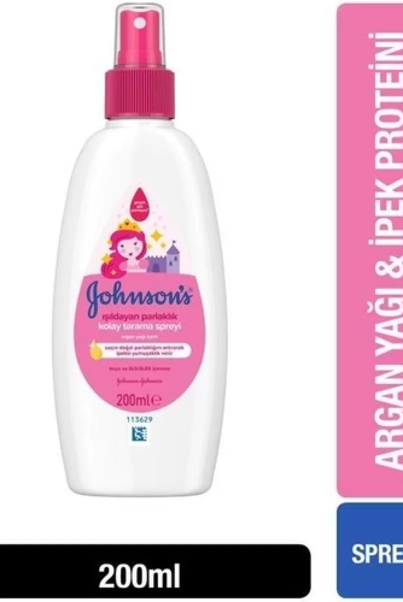 Johnsons Baby Işıldayan Parlaklık Kolay Tarama Spreyi 200ml