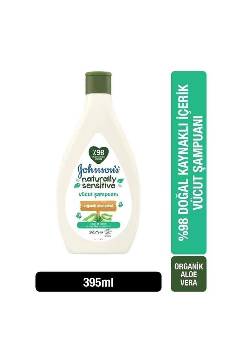 Johnsons Baby Naturally Sensitive Vücut Şampuanı 395ml