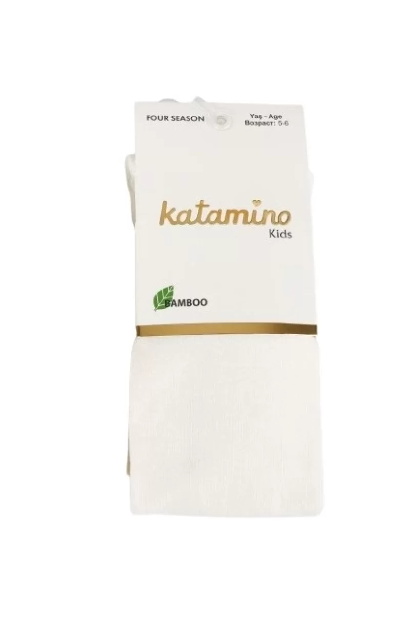 Katamino Mirabel Kız Bambu Külotlu Çorap K30207 Krem