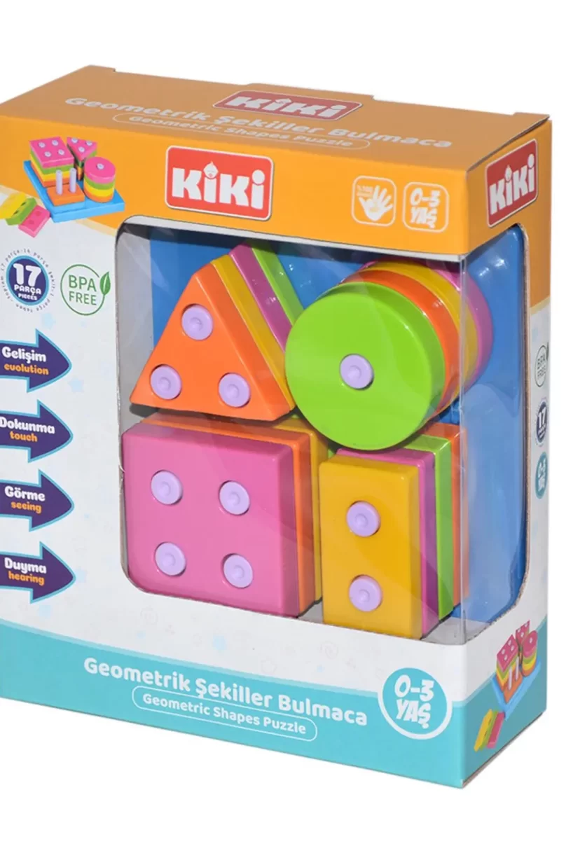 Kiki Geometrik Şekiller Bulmaca AE-1410