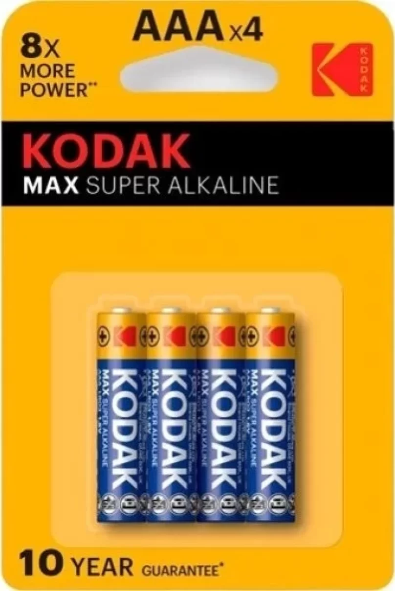 Kodak Max Süper Alkalin İnce Kalem Pil 4lü AAA