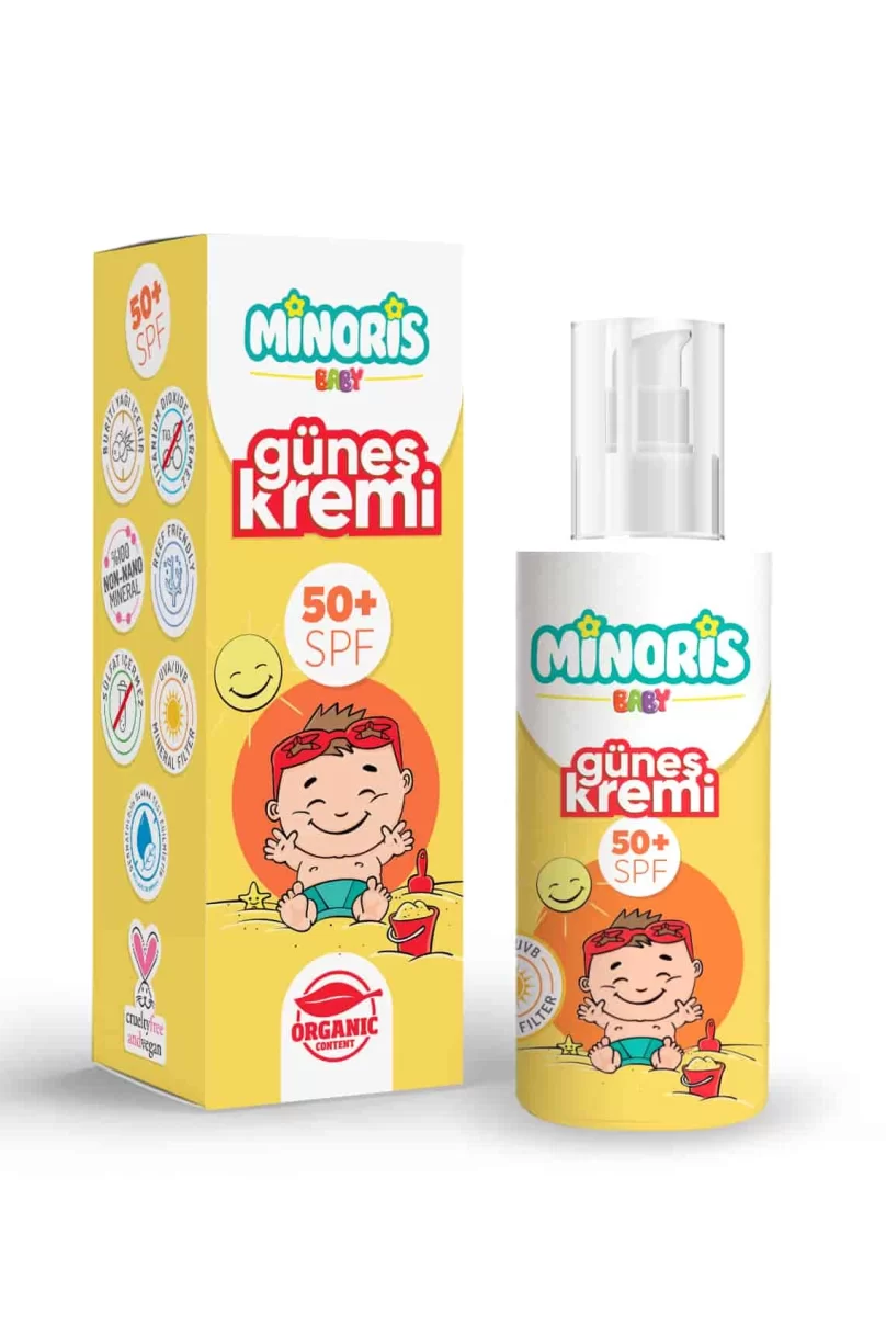 Minoris Baby Organik Güneş Kremi 50 Spf 150ml