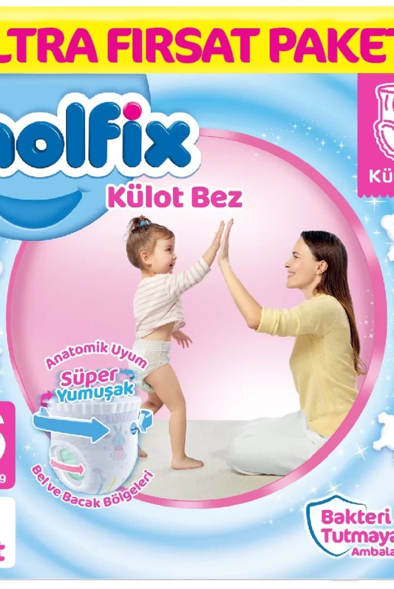 Molfix Külot Bez Ultra Fırsat Paketi 6 Beden 15+ Kg 58 Adet