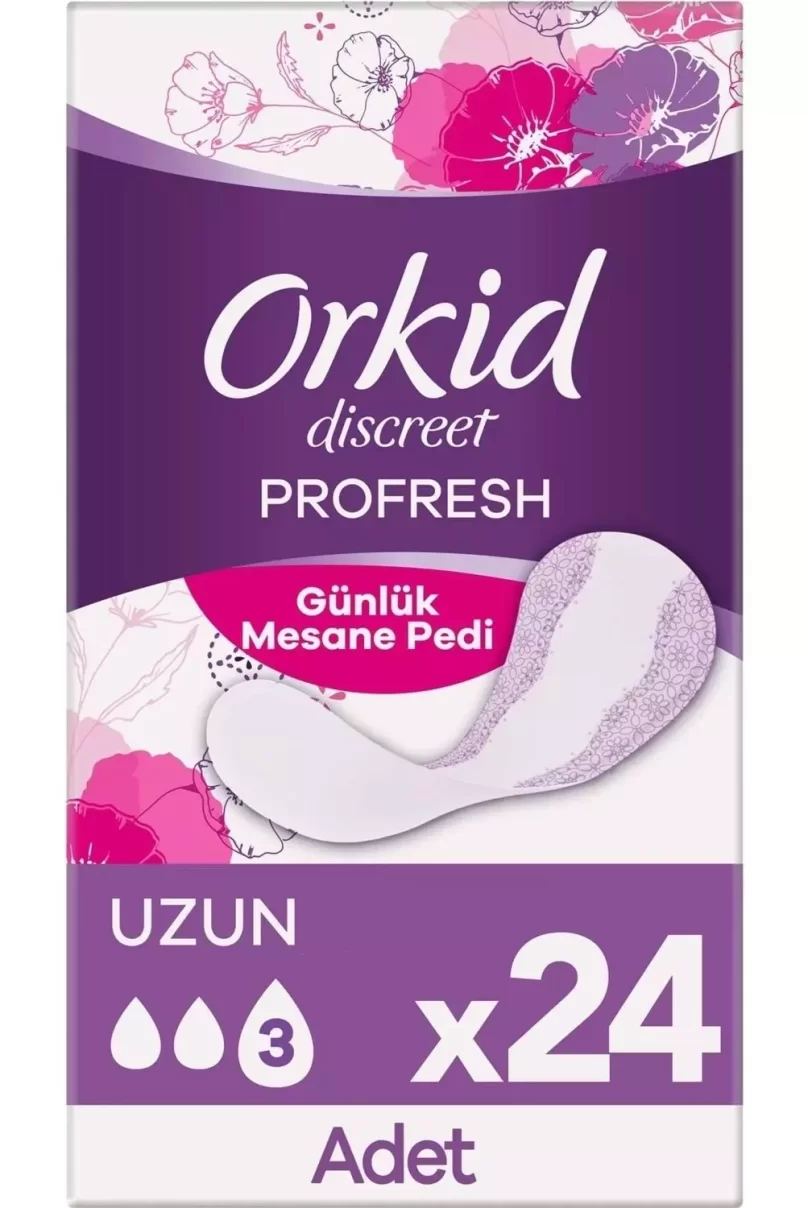 Orkid Günlük Mesane Pedi Uzun 24 Adet