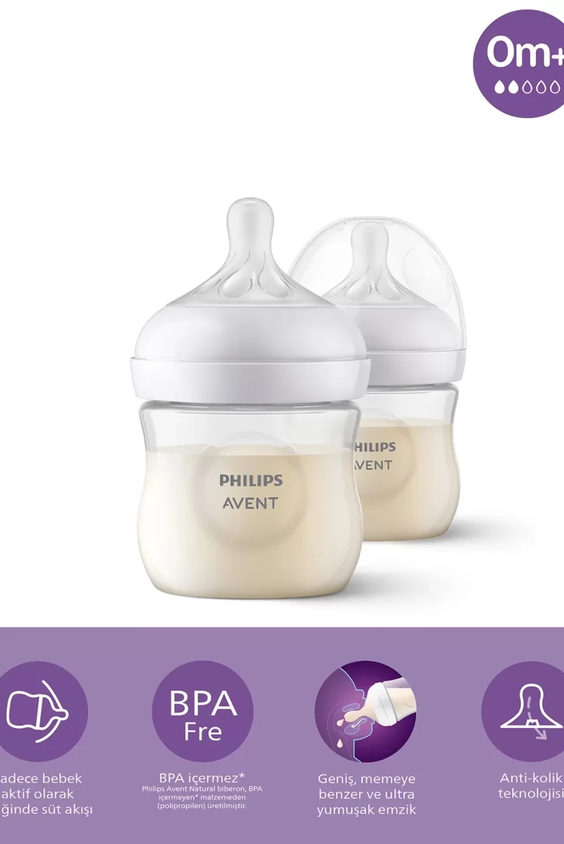 Philips Avent Doğal Tepkili Natural Response PP 2li Biberon Seti 125ml 0+ Ay