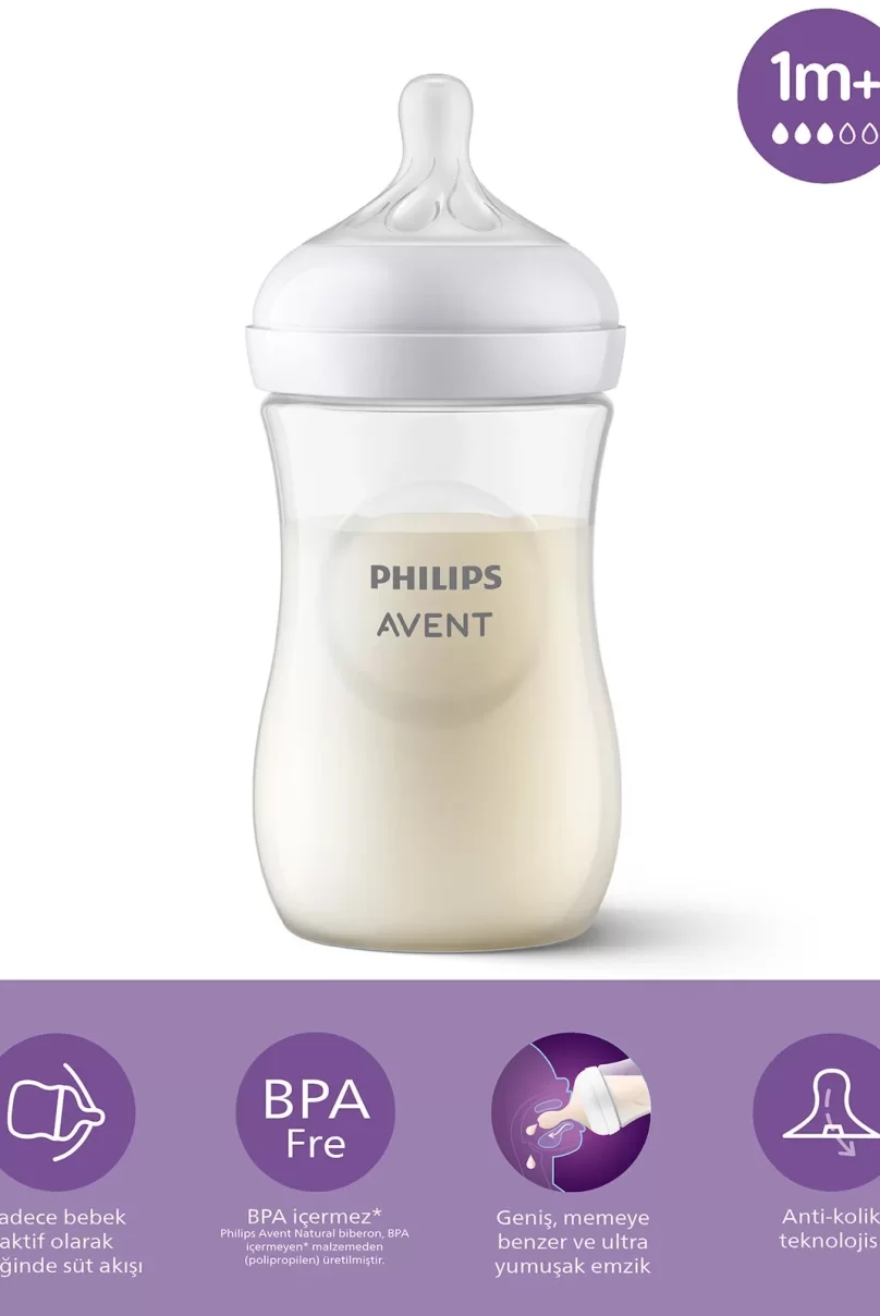 Philips Avent Doğal Tepkili Natural Response PP Biberon 260ml 1+ Ay