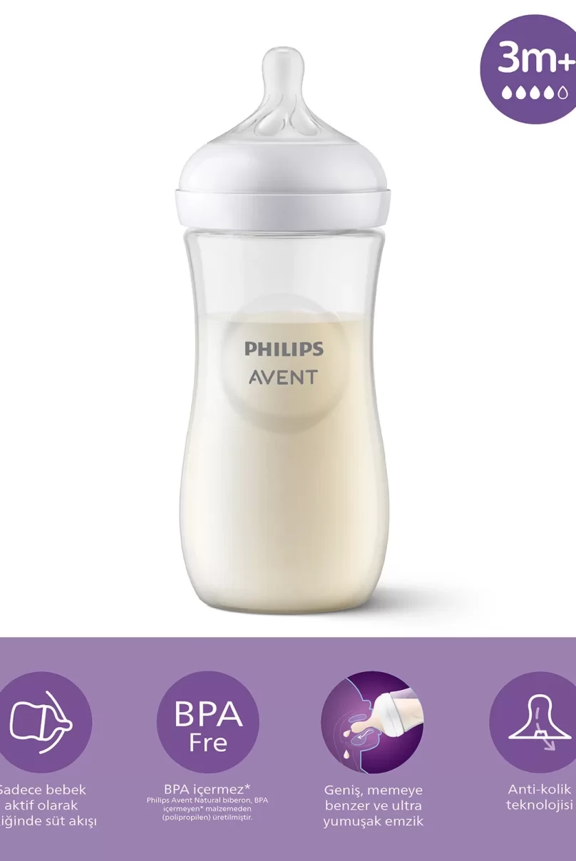 Philips Avent Doğal Tepkili Natural Response PP Biberon 330 ml 3+ Ay