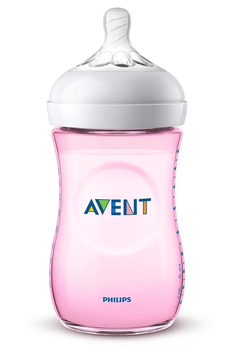 Philips Avent Natural PP Biberon 260ml Pembe