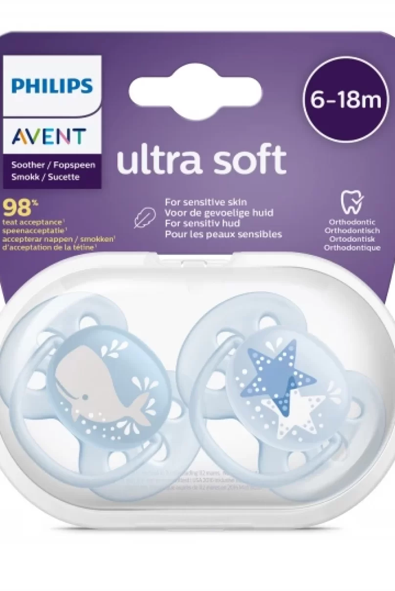 Philips Avent Ultra Soft Emzik 6-18 Ay Erkek