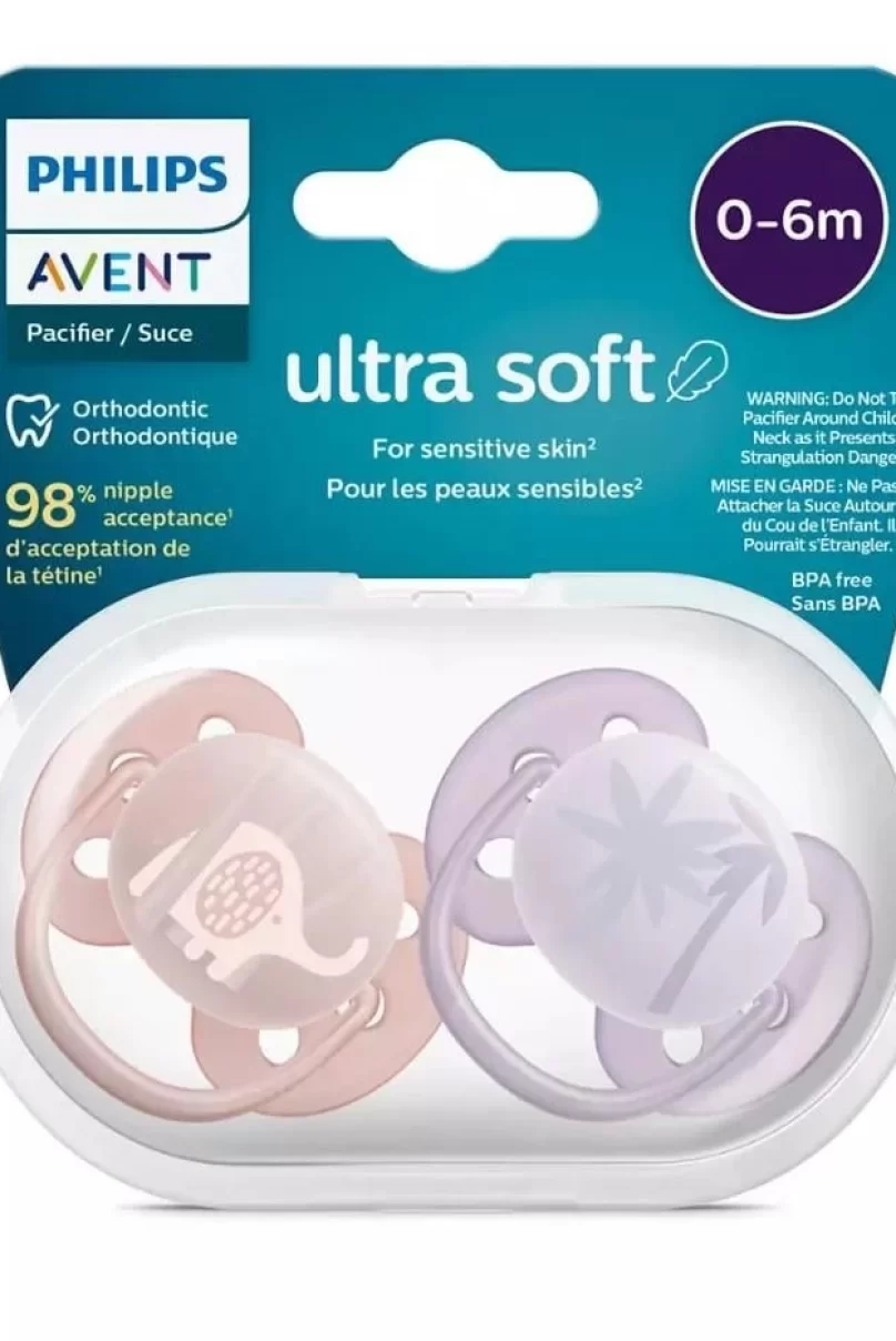 Philips Avent Ultra Yumuşak Emzik 0-6 Ay Kız