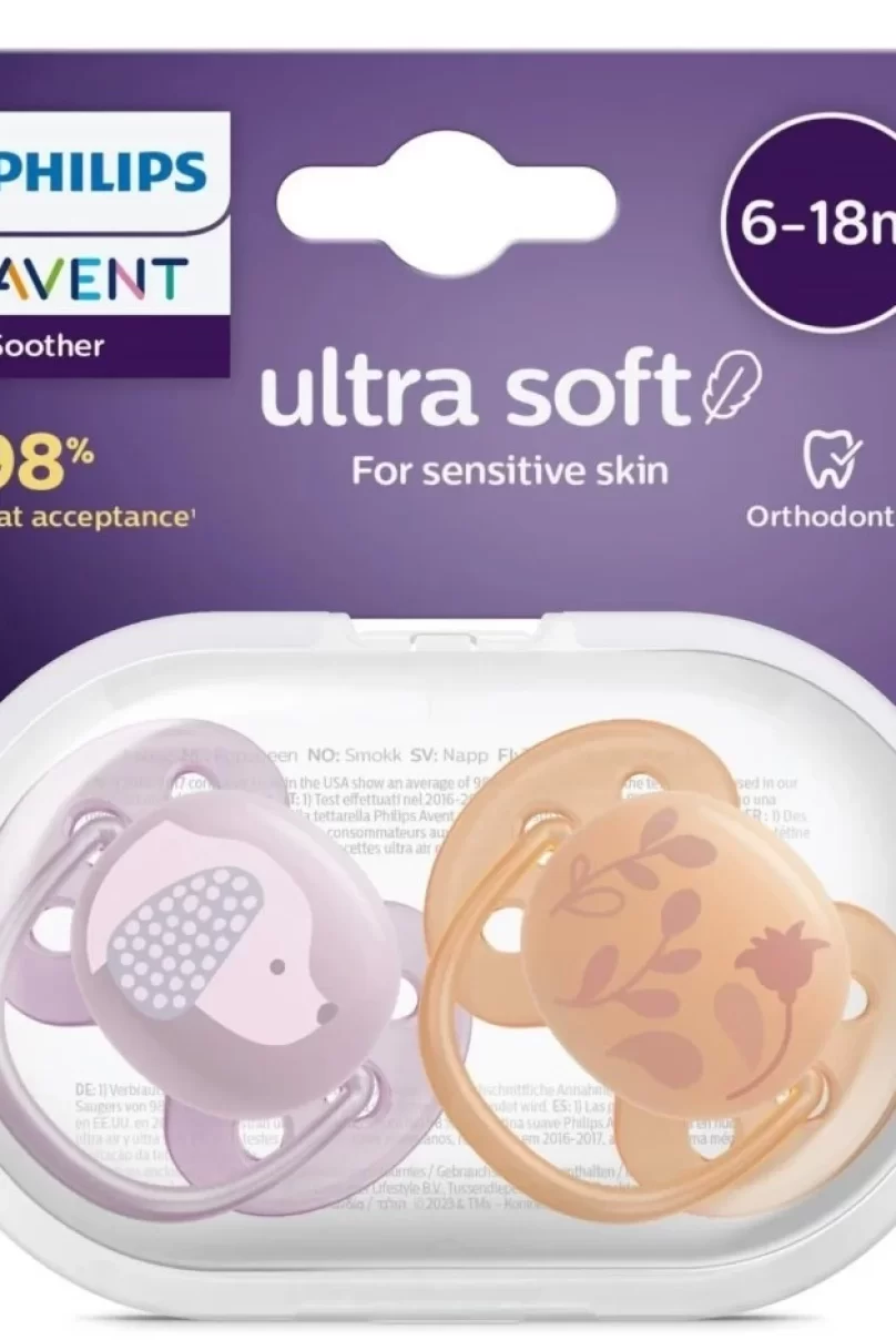 Philips Avent Ultra Yumuşak Emzik 6-18 Ay Kız