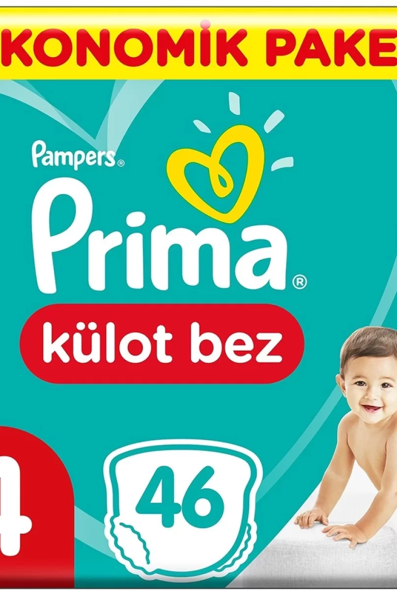 Prima Külot Bebek Bezi Eko Paket 4 Beden 46 Adet