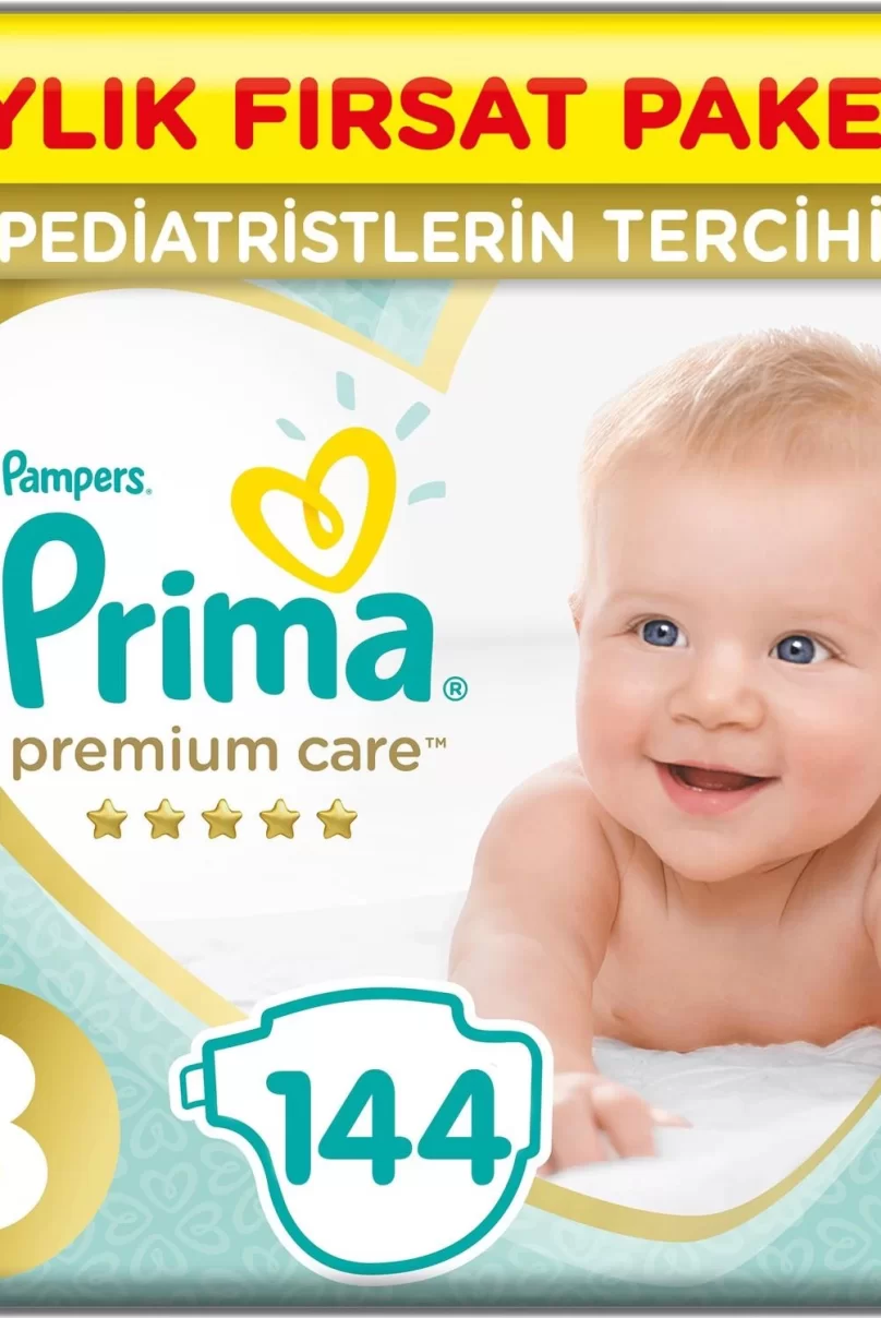 Prima Premium Care Aylık Fırsat Paketi 3 Beden 144 Adet