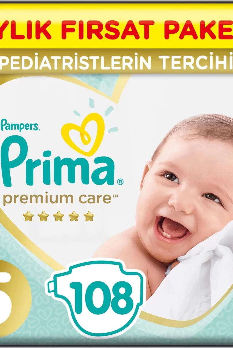 Prima Premium Care Aylık Fırsat Paketi 5 Beden 108 Adet