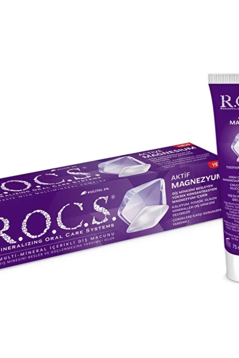 R.O.C.S.Aktif Magnezyum İçerikli Diş Macunu 75ml