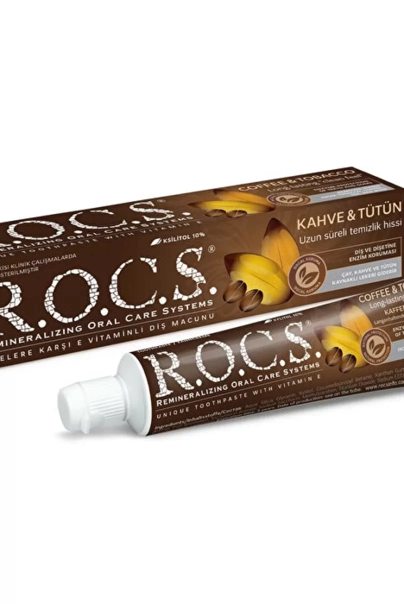 R.O.C.S.Kahve ve Tütün Lekelerine Karşı Diş Macunu 60ml