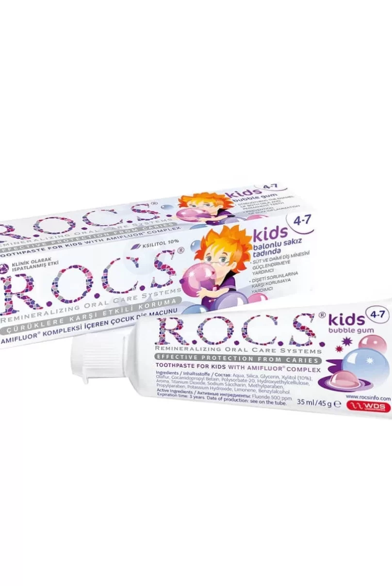 R.O.C.S.Kids Diş Macunu 35ml 4-7 Yaş Sakız