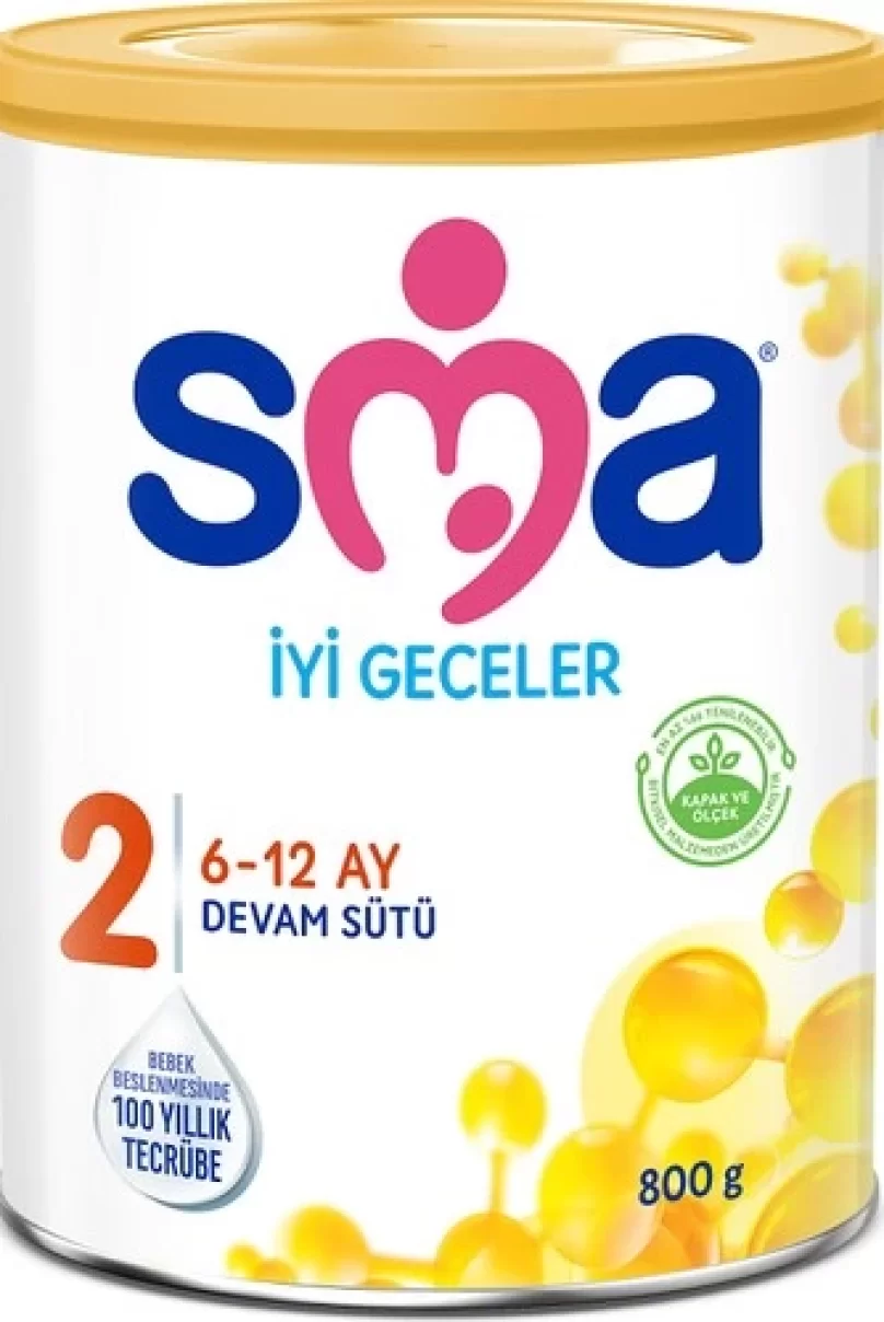 SMA İyi Geceler 2 Bebek Devam Sütü 6-12 Ay 800 Gr