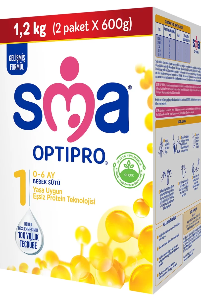 SMA Optipro Probiyotik 1 Bebek Devam Sütü 0-6 Ay 1200 Gr