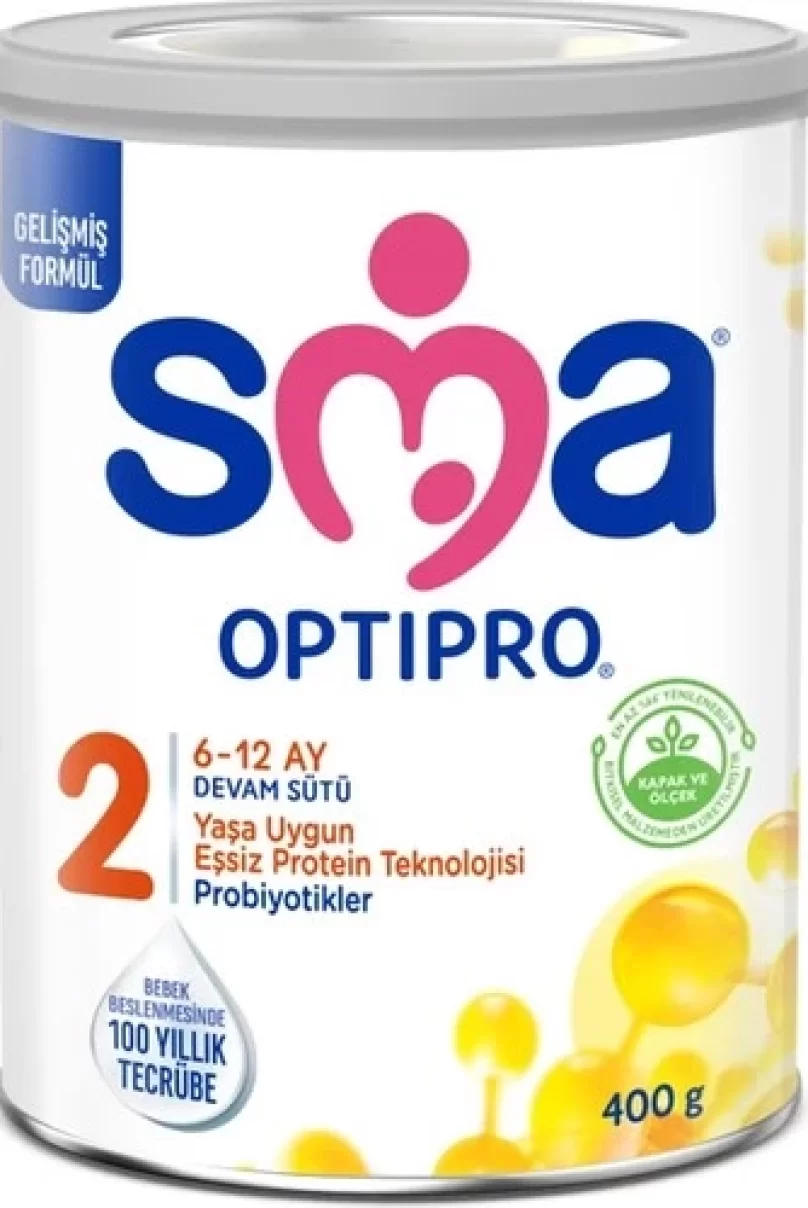 SMA Optipro Probiyotik 2 Bebek Devam Sütü 6-12 Ay 400 Gr