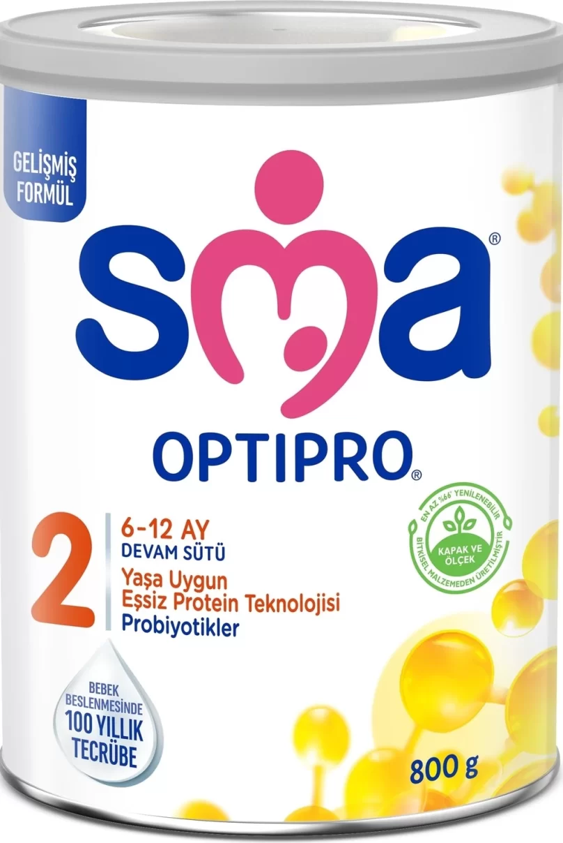 SMA Optipro Probiyotik 2 Bebek Devam Sütü 6-12 Ay 800 Gr