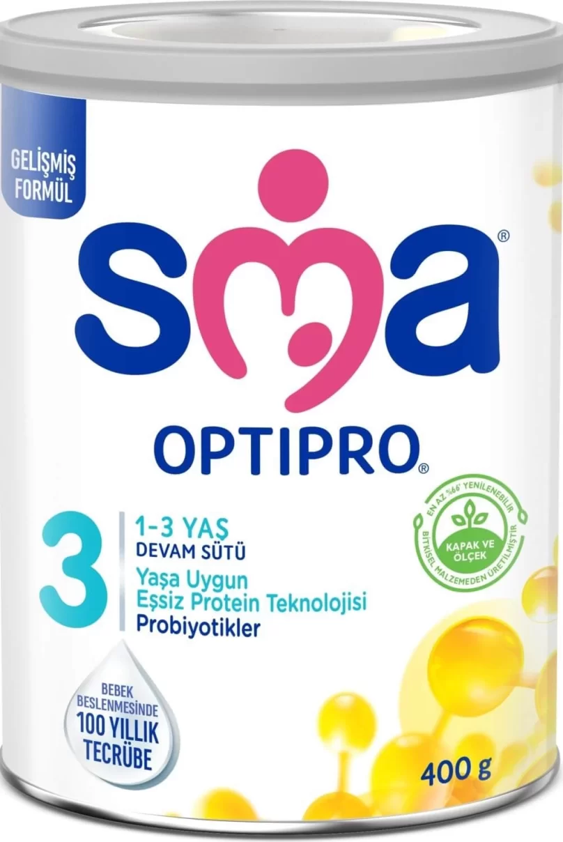 SMA Optipro Probiyotik 3 Bebek Devam Sütü 1-3 Yaş 400 Gr