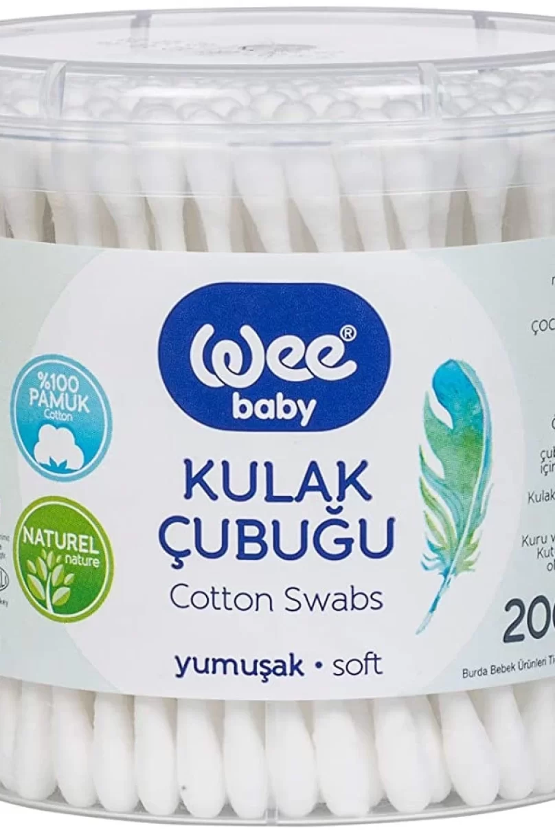 Wee Baby Kulak Temizleme Çubuğu (200 Adet) 906