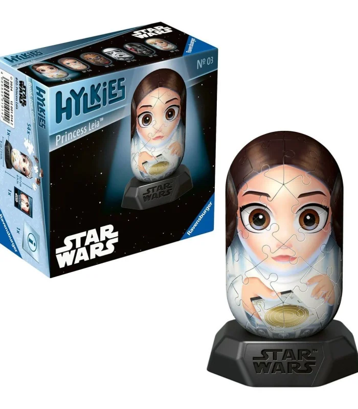 010142 Hylkies Star Wars - Prenses Leia 54 parça Puzzle - No:03 - Ravensburger