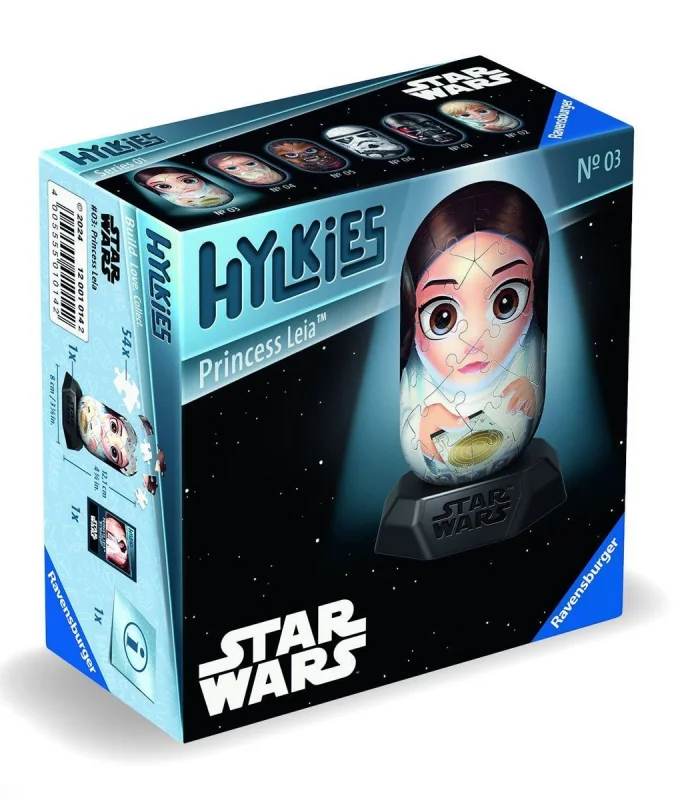 010142 Hylkies Star Wars - Prenses Leia 54 parça Puzzle - No:03 - Ravensburger