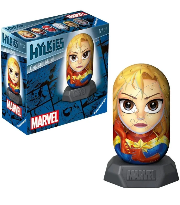 011569 Hylkies Marvel - Captain Marvel 54 parça Puzzle - No:07 - Ravensburger