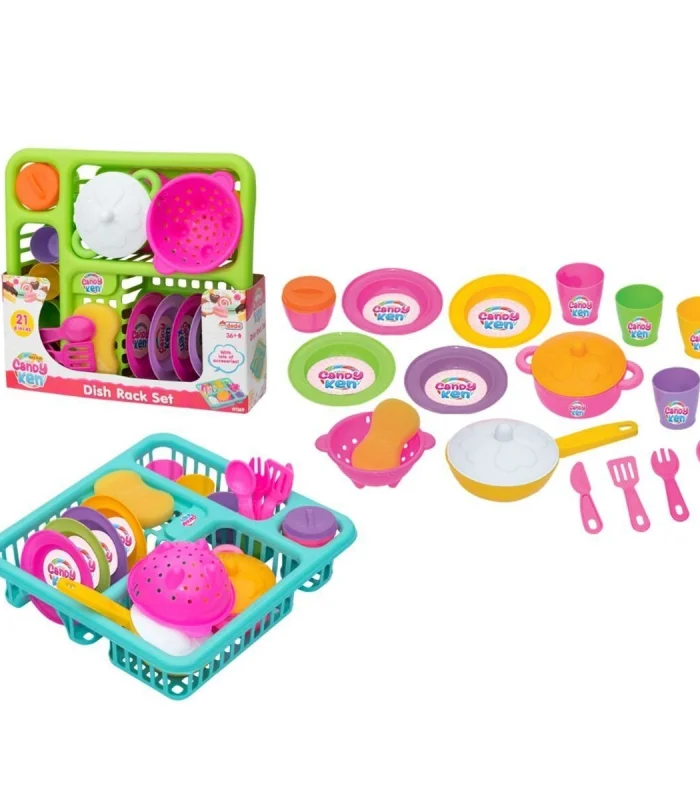01169 Candy Bulaşık Seti -Dede