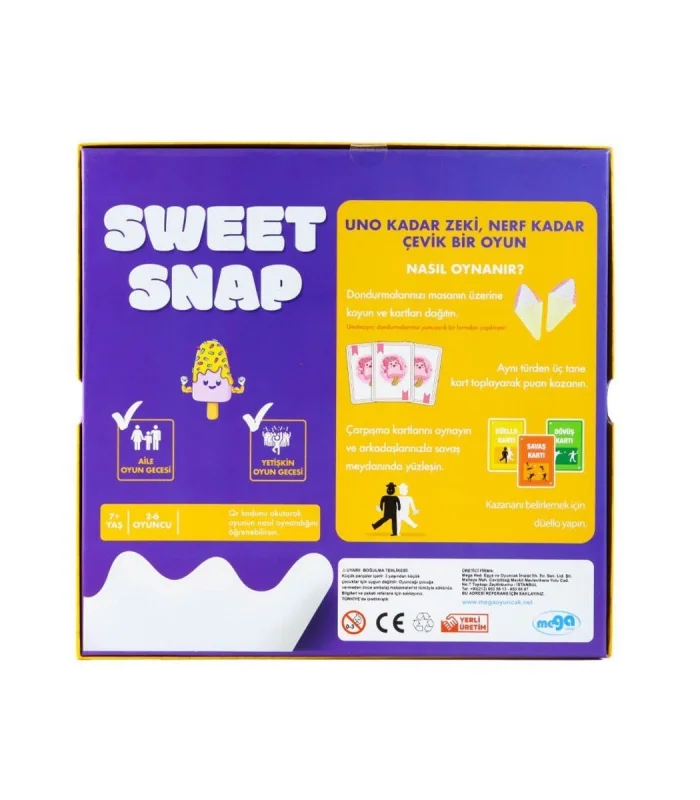 01762 Mega, Sweet Snap Kutu Oyunu