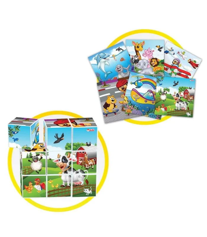 02034 RESİMLİ KÜPLER 9 LÜ