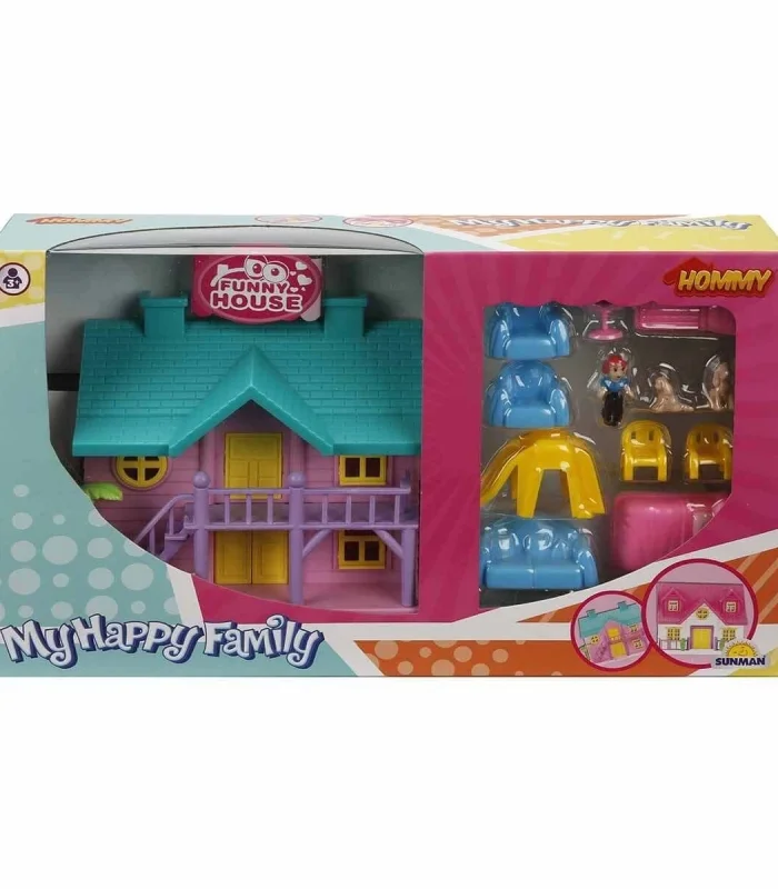 02081 Sunman, 2 Katlı Ev Oyun Seti Villa