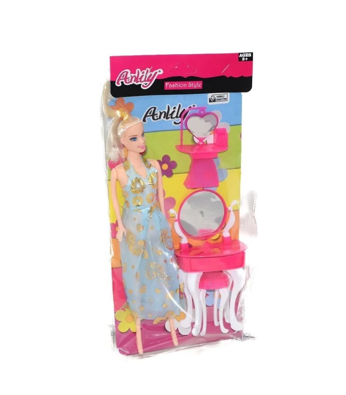 02260 Oydaş, Anlily Makyaj Masalı Bebek / Kartela / +3 yaş