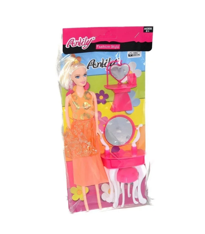 02260 Oydaş, Anlily Makyaj Masalı Bebek / Kartela / +3 yaş