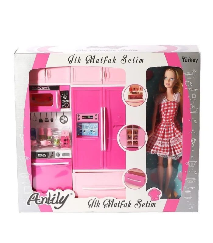 02318 Anlily Bebekli Mutfak Dolabı Oyun Seti -Oydaş