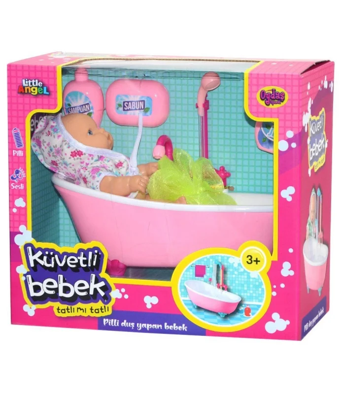 02605 Oydaş,  Pilli Küvette Duş Yapan Bebek