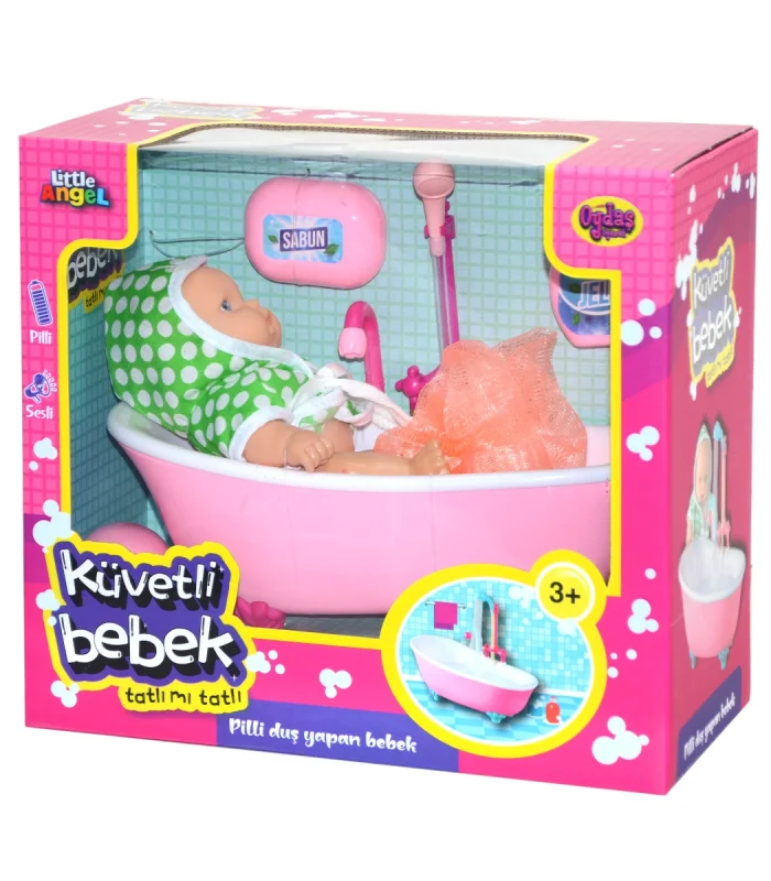 02605 Oydaş,  Pilli Küvette Duş Yapan Bebek