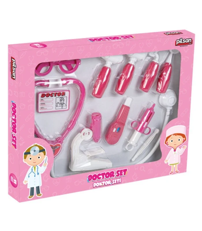 03 232-1010323201101 DOKTOR SETİ (PEMBE)