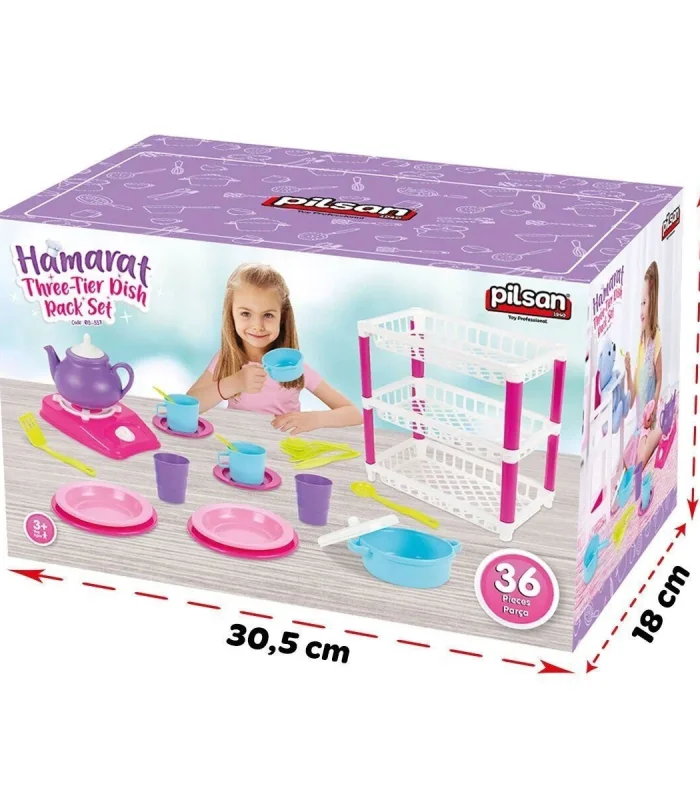 03 337 Pilsan 3 Katlı Hamarat  Mutfak Seti