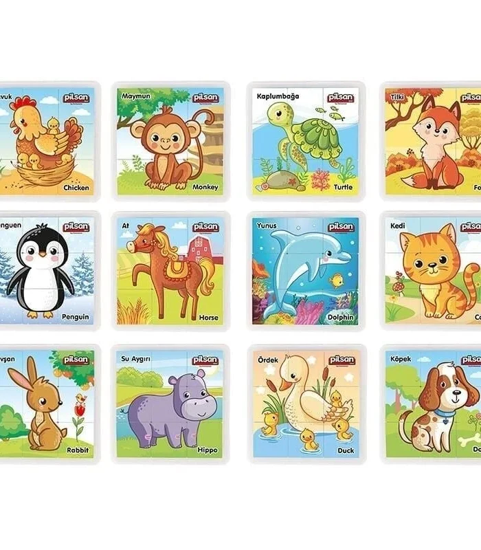 03 355 ANIMAL SERIES PUZZLE SET