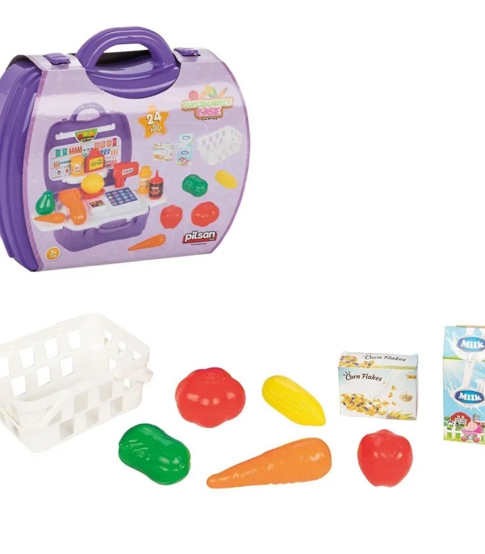 03 563 Çantalı Market Seti -Pilsan Oyuncak