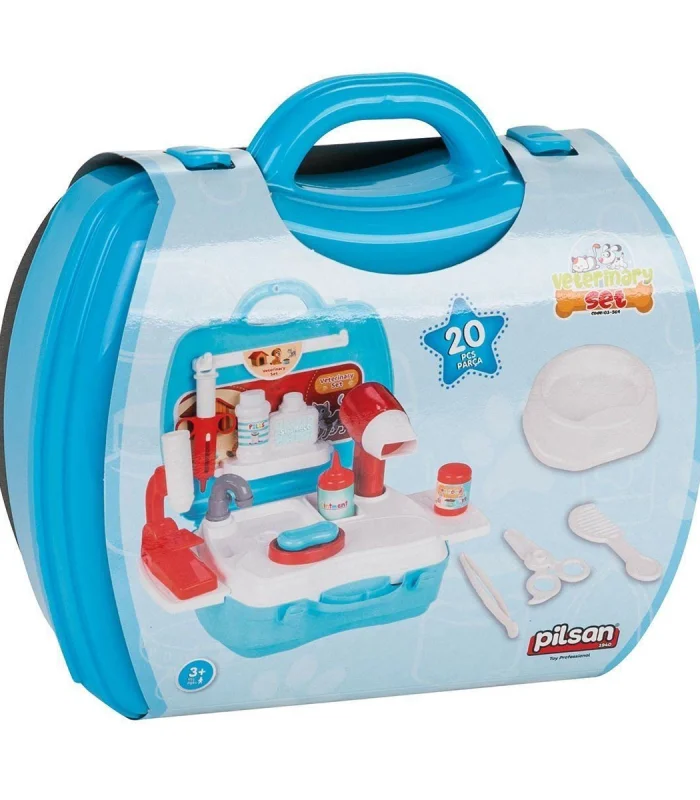03 564 Çantalı Veteriner Seti -Pilsan Oyuncak