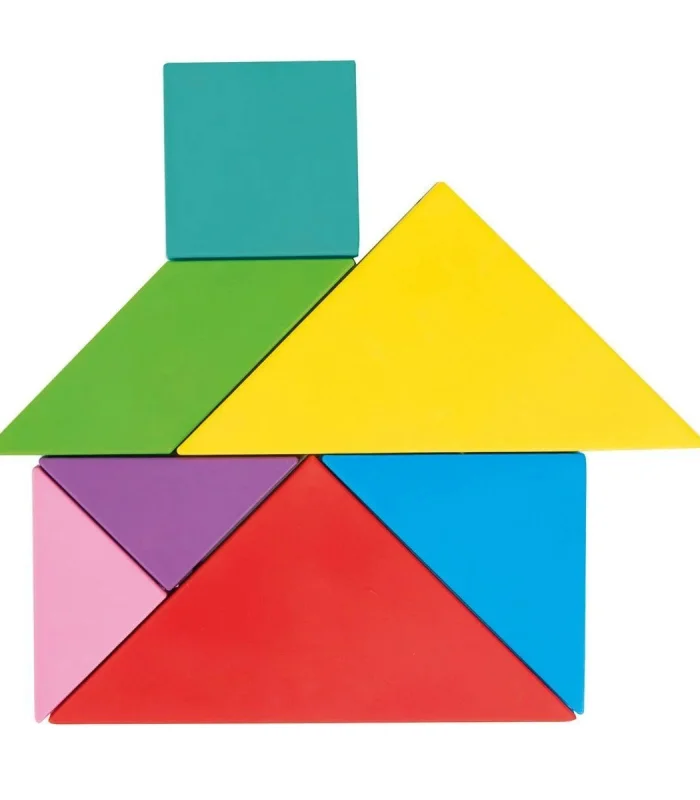 03 569 Ahşap Manyetik Tangram -Pilsan Oyuncak